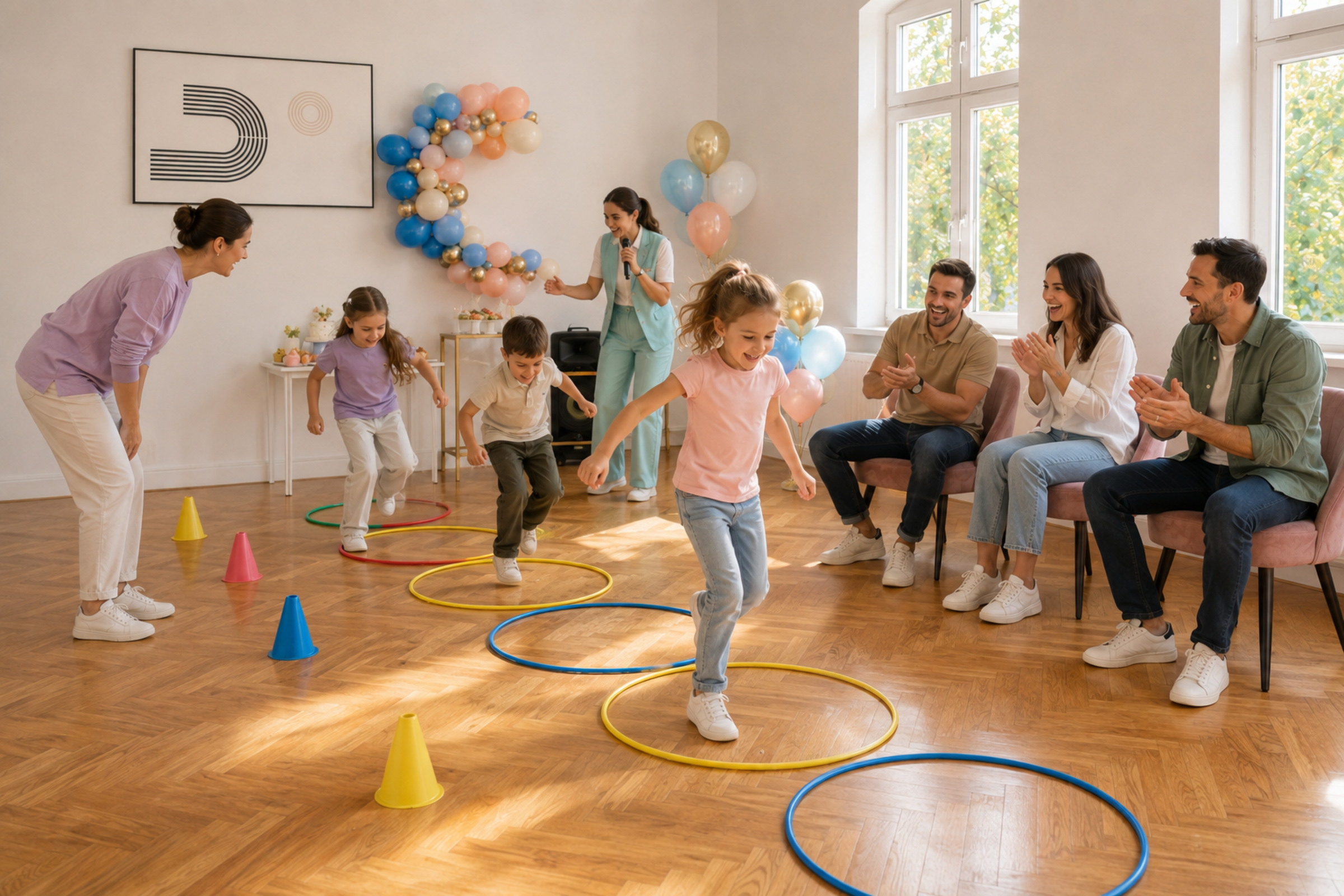Construiește varianta de lucru în patru pași pentru invitații pentru petrecerea copiilor: text și RSVP — imagine din selecția verificată ZoukaS’Play